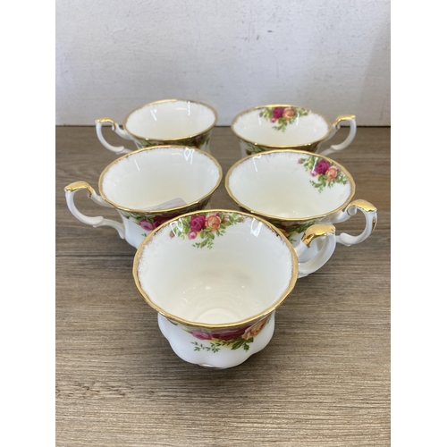 302 - A Royal Albert Old Country Roses twenty three piece tea set