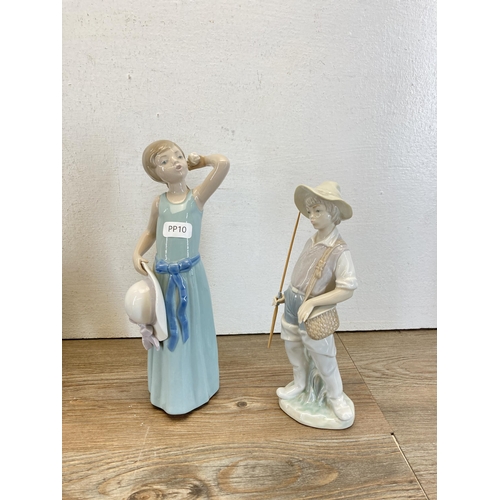 298 - Four Nao and Lladro porcelain figurines