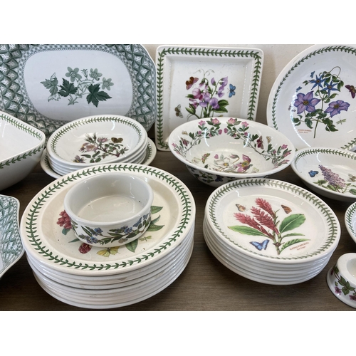 288 - A collection of Portmeirion Botanic Garden china to include comport, basin etc.