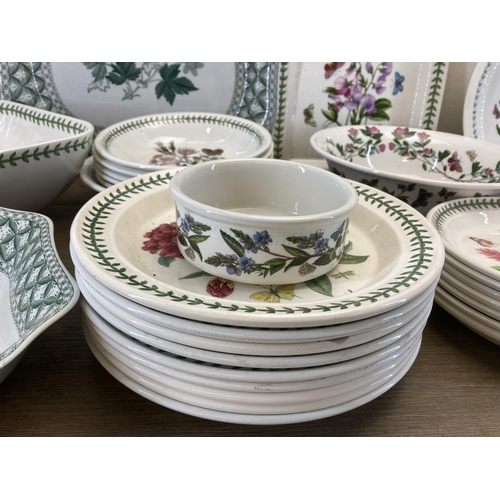 288 - A collection of Portmeirion Botanic Garden china to include comport, basin etc.