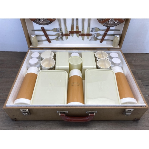 481 - A vintage cased Brexton picnic set