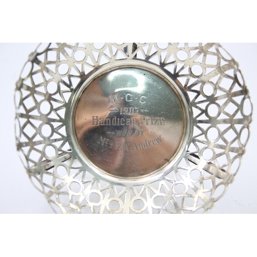 1264 - An Edwardian hallmarked Birmingham silver bon bon dish, dated 1906 - approx. gross weight 56 grams