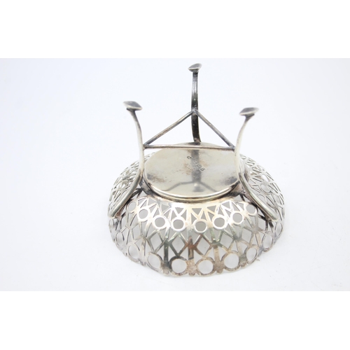 1264 - An Edwardian hallmarked Birmingham silver bon bon dish, dated 1906 - approx. gross weight 56 grams