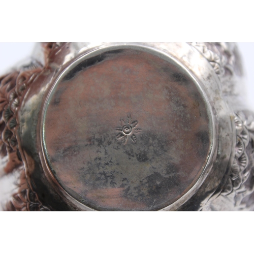 1280 - A vintage .850 silver continental mythical animal decorative bowl - approx. gross weight 69 grams