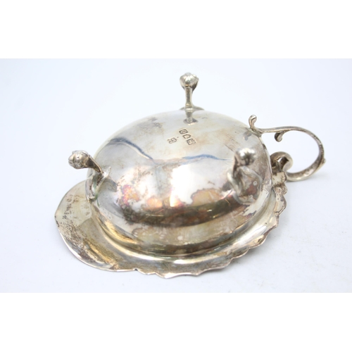 1285 - An Edwardian Josiah Williams & Co. hallmarked London silver handled dish, dated 1909 - approx. gross... 