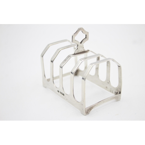 1287 - A Viners hallmarked Sheffield silver five bar toast rack, dated 1932 - approx. gross weight 55 grams