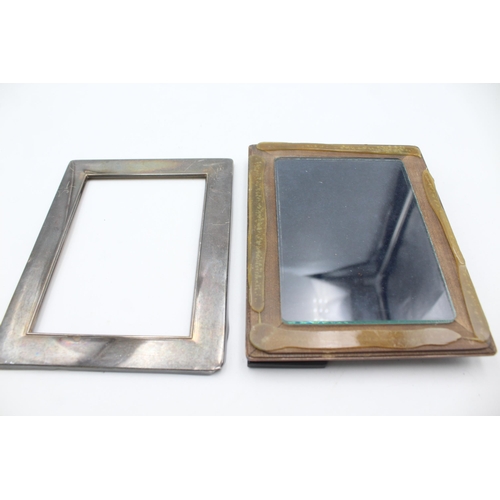 1290 - Two hallmarked sterling silver photo frames - approx. gross weight 624 grams