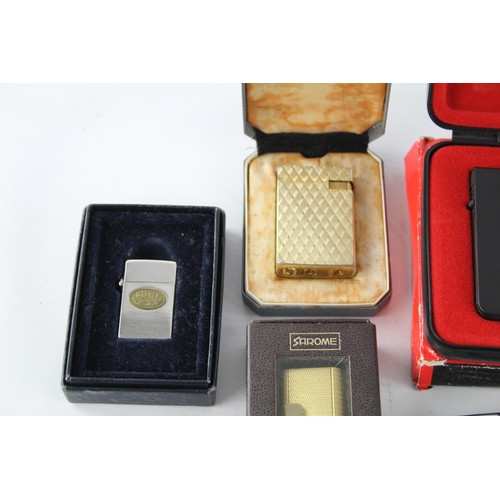 1320 - A collection of vintage cigarette lighters to include Rowenta, Sarome, Colibri etc.