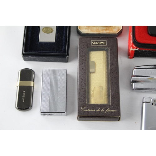 1320 - A collection of vintage cigarette lighters to include Rowenta, Sarome, Colibri etc.