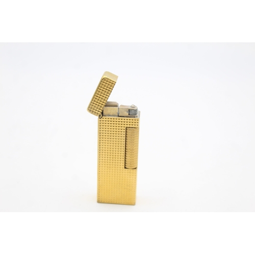 1325 - A boxed vintage Dunhill Rolagas gold plated cigarette lighter