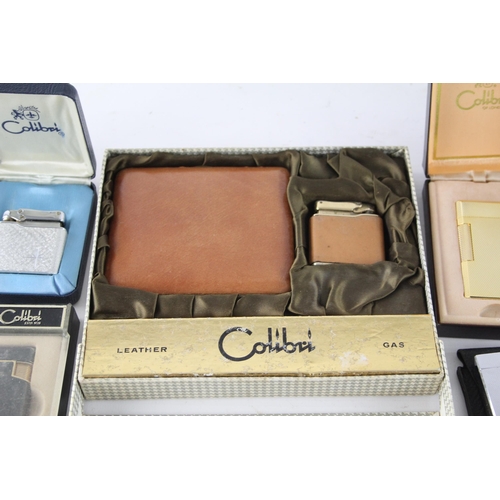 1326 - A collection of vintage Colibri cigarette lighters