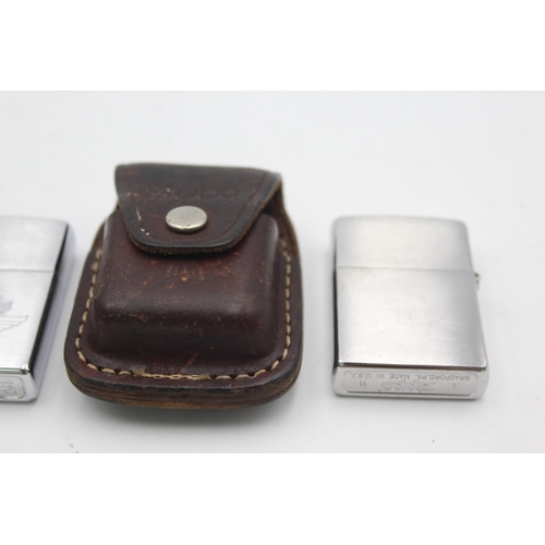 1336 - Two Zippo cigarette lighters