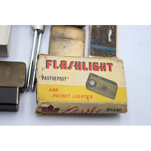 1339 - A collection of vintage cigarette lighters