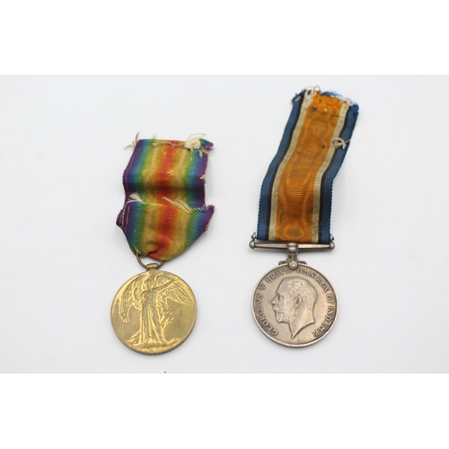 1392 - A WWI medal pair presented to 270143 PNR J. Thirlwall R.E