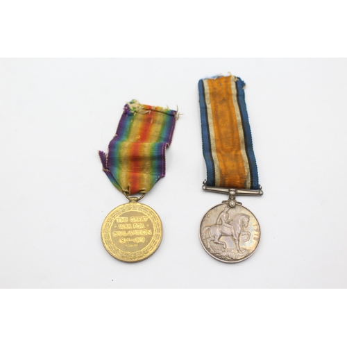 1392 - A WWI medal pair presented to 270143 PNR J. Thirlwall R.E