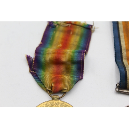 1392 - A WWI medal pair presented to 270143 PNR J. Thirlwall R.E