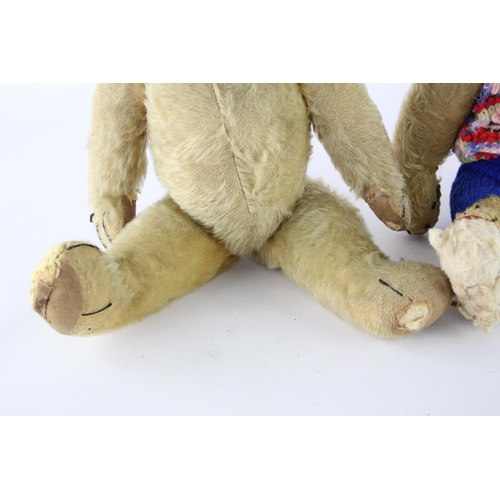 353 - Two vintage mohair stuffed animals