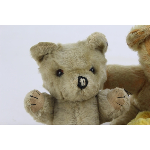 357 - Four vintage teddy bears