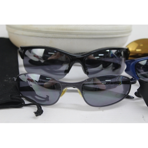 406 - Five pairs of Oakley sunglasses