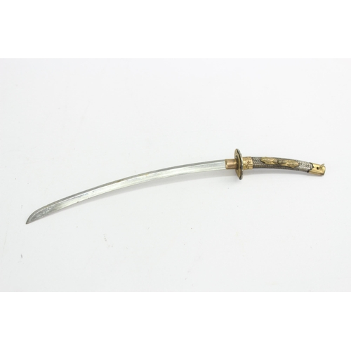 490 - Two vintage novelty sword letter openers