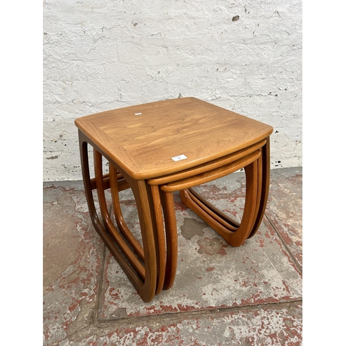 55 - A 1970s Nathan teak nest of three tables