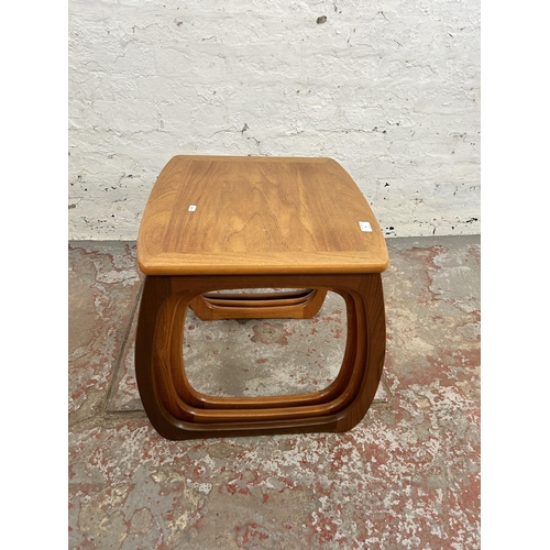 55 - A 1970s Nathan teak nest of three tables