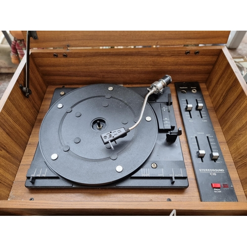 540 - Two items, one Sharp SG-12 stereo music centre comprising, two-speed turntable, three-band tuner and... 