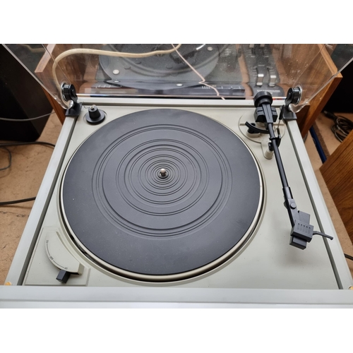 540 - Two items, one Sharp SG-12 stereo music centre comprising, two-speed turntable, three-band tuner and... 