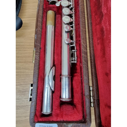 549A - A cased Boosey & Hawkes Emperor flute