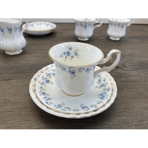 265 - A collection of Royal Albert Memory Lane bone china teaware