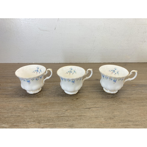 265 - A collection of Royal Albert Memory Lane bone china teaware