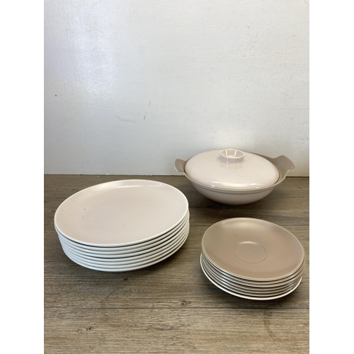 284 - A collection of mid 20th century Poole Pottery dinnerware