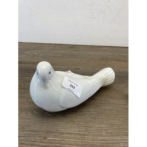 223 - Two Lladro bird figurines