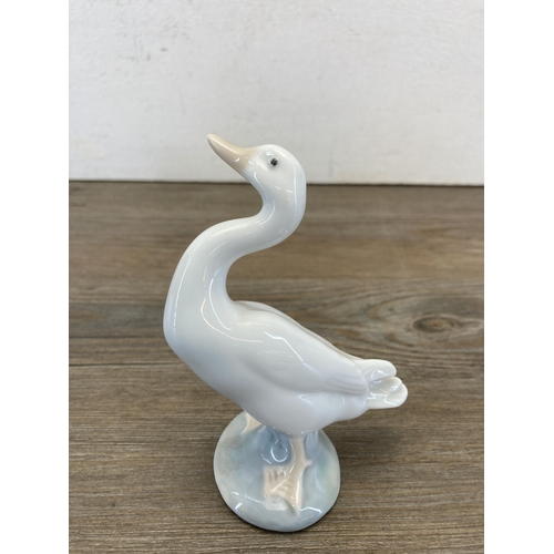 223 - Two Lladro bird figurines