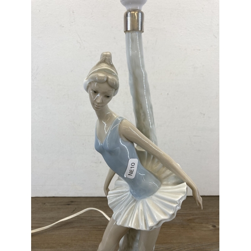 235 - A Nao ballerina table lamp - approx. 46cm high