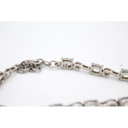 1168 - Four .925 silver bracelets to include TGGC etc. - approx. gross weight 100 grams