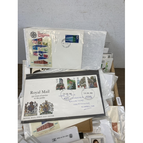 416 - A collection of First Day Covers to include Melbourne Victoria Australia, charity stamp, British Fai... 