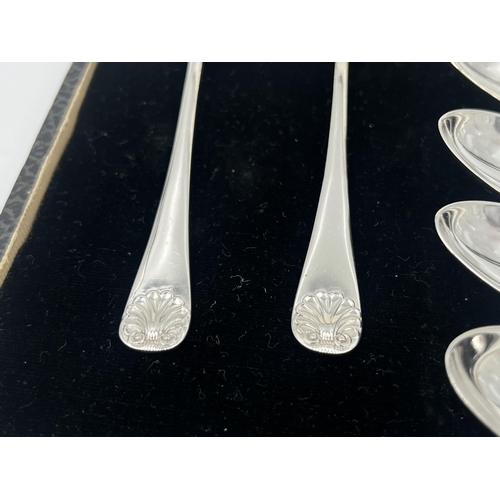 1260 - A set of eight Elkington & Co Ltd sterling silver teaspoons, hallmarked Birmingham 1935 - approx. gr... 