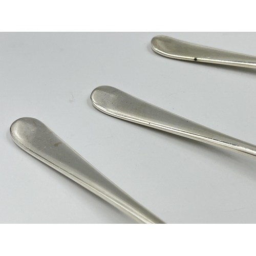 1311 - A set of six Elkington & Co sterling silver soup spoons, hallmarked Birmingham 1936 - approx. gross ... 