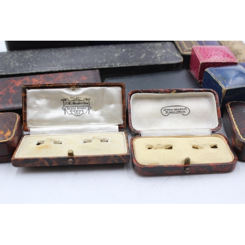 1168 - Fifteen assorted jewellery boxes