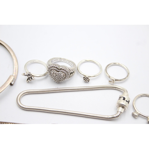 1177 - Twelve pieces of .925 silver branded jewellery