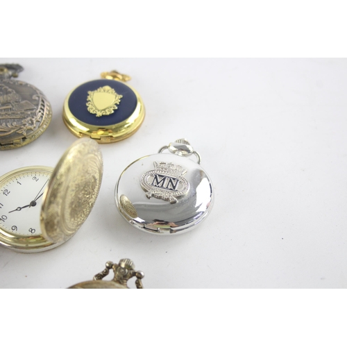 1301 - Fifteen quartz collector's pocket watches to include Assorted Designs etc.