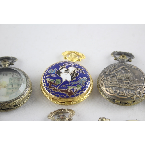 1301 - Fifteen quartz collector's pocket watches to include Assorted Designs etc.