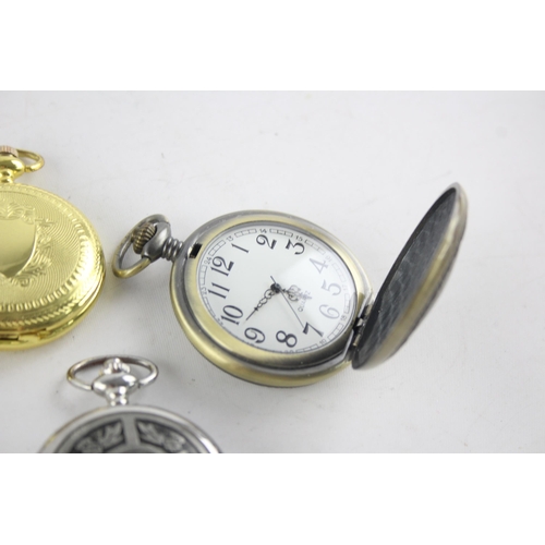 1304 - Fifteen quartz collector's pocket watches to include Assorted Designs etc.