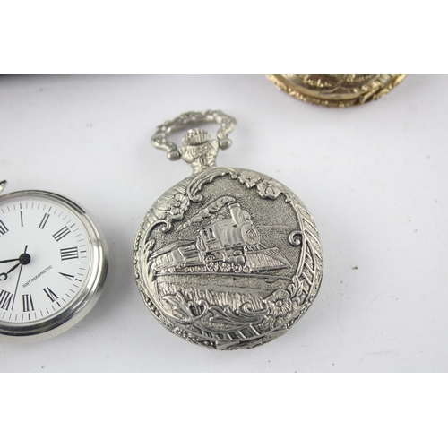 1305 - Eight collector's hand-wind pocket watches