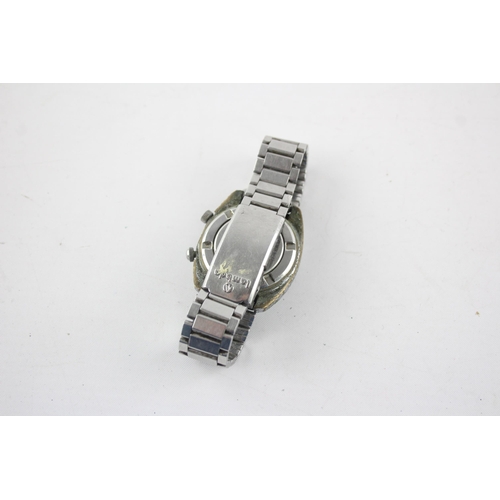 1313 - A 1970s Memostar Alarm mechanical men's wristwatch