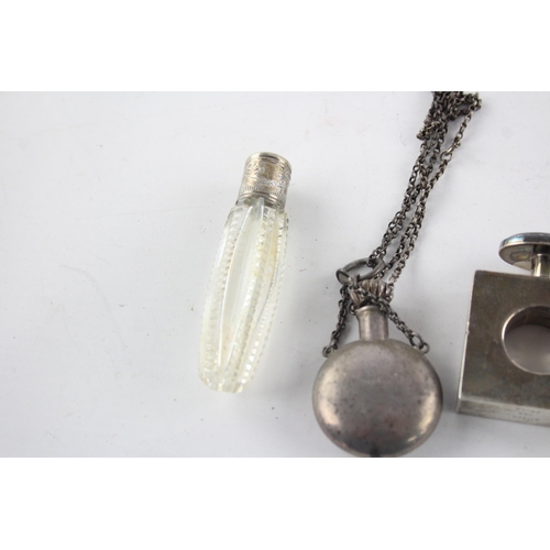 1328 - Six .800 and .925 silver vanity items - approx. gross weight 157 grams