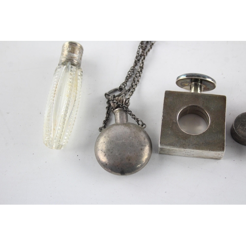 1328 - Six .800 and .925 silver vanity items - approx. gross weight 157 grams