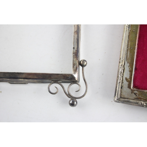 1372 - Two hallmarked sterling silver photo frames - approx. gross weight 96 grams