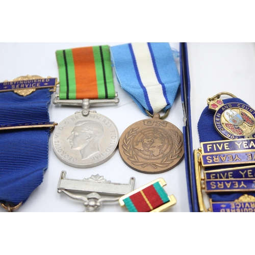 1380 - Ten assorted medals to include WWII, United Nations etc.